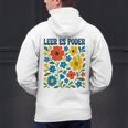Leer Es Poder Cute Floral Boho Spanish Teacher Reading Men's Hoodie Back Print, gift for family, gift for coworker Leer Es Poder Cute Floral Boho Spanish Teacher Reading Men's Hoodie Back Print, gift for family, gift for coworker