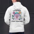 Little Miss Stem Teacher Men's Hoodie Back Print, gift for family, gift for coworker Little Miss Stem Teacher Men's Hoodie Back Print, gift for family, gift for coworker