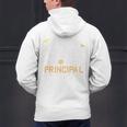 Nothing Scares Me I'm A Principal Teacher Halloween School For Men Women Kids Men's Hoodie Back Print, gift for family, gift for coworker