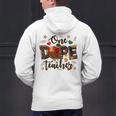 One Dope Teacher Men's Hoodie Back Print, gift for family, gift for coworker One Dope Teacher Men's Hoodie Back Print, gift for family, gift for coworker