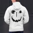 Pumpkin Artist Halloween Art Teacher Men's Hoodie Back Print, gift for family, gift for coworker