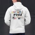 Read Children's Books Teacher Men's Hoodie Back Print, gift for family, gift for coworker