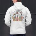 Retro Floral Assistant Principal Shirt For Teachers Day Men's Hoodie Back Print, gift for family, gift for coworker