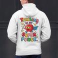 Retro Teaching Is My Superpower Apple Teacher Appreciation Men's Hoodie Back Print, gift for family, gift for coworker
