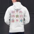 School Pencils And Bows Teacher Bow Coquette Pencil Girls Men's Hoodie Back Print, gift for family, gift for coworker