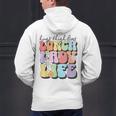 Soul Bleach Teacher Staff First Day Of School Last Hugs & High Fives Lunch Lady Vibes Blue Classic Fit Men's Hoodie Back Print, gift for family, gift for coworker Soul Bleach Teacher Staff First Day Of School Last Hugs & High Fives Lunch Lady Vibes Blue Classic Fit Men's Hoodie Back Print, gift for family, gift for coworker