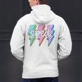 SPED Teacher Squad Lightning Bolt Special Education Men's Hoodie Back Print, gift for family, gift for coworker