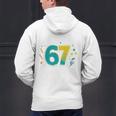 I Survived 67 Days Of School Teachers Students Meme Men's Hoodie Back Print, gift for family, gift for coworker I Survived 67 Days Of School Teachers Students Meme Men's Hoodie Back Print, gift for family, gift for coworker