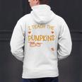 I Teach The Cutest Pumpkins In The Patch Shirt Teacher Men's Hoodie Back Print, gift for family, gift for coworker