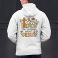 I Teach Tiny Humans About Jesus Christian Teacher Religious Men's Hoodie Back Print, gift for family, gift for coworker I Teach Tiny Humans About Jesus Christian Teacher Religious Men's Hoodie Back Print, gift for family, gift for coworker