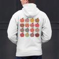 Teacher Apple Back To School Art For School Supplies Men's Hoodie Back Print, gift for family, gift for coworker