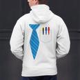 Teacher Tie & Pocket Protector Costume School Men's Hoodie Back Print, gift for family, gift for coworker