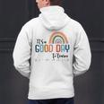 Teacher Of Visually Impaired Braille A Good Day To Learn Men's Hoodie Back Print, gift for family, gift for coworker