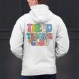 Tired Teachers Club Groovy Teachers Back To School Men's Hoodie Back Print, gift for family, gift for coworker Tired Teachers Club Groovy Teachers Back To School Men's Hoodie Back Print, gift for family, gift for coworker