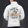 Trick Or Teach Teacher Men's Hoodie Back Print, gift for family, gift for coworker Trick Or Teach Teacher Men's Hoodie Back Print, gift for family, gift for coworker