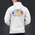 Women Art Teacher Back To School Artist Primary Color Theory Men's Hoodie Back Print, gift for family, gift for coworker Women Art Teacher Back To School Artist Primary Color Theory Men's Hoodie Back Print, gift for family, gift for coworker