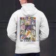 Women Halloween The Teacher Tour Ghosts Pencil Pumpkins Men's Hoodie Back Print, gift for family, gift for coworker