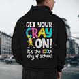 100th Day Of School Get Your Cray On Teacher Men's Hoodie Back Print, novelty gifts, funny gifts 100th Day Of School Get Your Cray On Teacher Men's Hoodie Back Print, novelty gifts, funny gifts