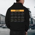 2025 Calendar For Planners Teachers Offices Months Men's Hoodie Back Print, novelty gifts, funny gifts 2025 Calendar For Planners Teachers Offices Months Men's Hoodie Back Print, novelty gifts, funny gifts