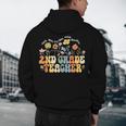 2nd Second Grade Teacher Appreciation Teaching Wildflowers Men's Hoodie Back Print, novelty gifts, funny gifts