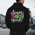 3rd Grade Team Pencil Teacher Student Back To School Girls Men's Hoodie Back Print, novelty gifts, funny gifts