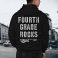 4th GRADE Rocks Teacher Rockstars I Teach Ready To Rock Men's Hoodie Back Print, novelty gifts, funny gifts