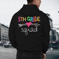5th Grade Squad Fifth Teacher Student Team Back To School Men's Hoodie Back Print, novelty gifts, funny gifts
