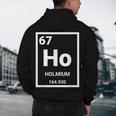 6 7 Meme Science Teacher Chemistry Holmium Men's Hoodie Back Print, novelty gifts, funny gifts