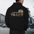 67 Vintage Meme Square Root 4489 Slang Math Teacher Men's Hoodie Back Print, novelty gifts, funny gifts