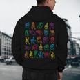 ABC Sign Language Chart Teacher Hand Letter Alphabet ASL Men's Hoodie Back Print, novelty gifts, funny gifts