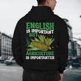 AG Teacher English Is Important But Agriculture Teacher Men's Hoodie Back Print, novelty gifts, funny gifts AG Teacher English Is Important But Agriculture Teacher Men's Hoodie Back Print, novelty gifts, funny gifts