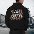 Lets Make Art Colerful Artists Painter Art Teacher Men Women Girls Kids Men's Hoodie Back Print, novelty gifts, funny gifts
