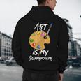 Art Is My Superpower Drawing Art Teacher Artists Men's Hoodie Back Print, novelty gifts, funny gifts Art Is My Superpower Drawing Art Teacher Artists Men's Hoodie Back Print, novelty gifts, funny gifts