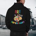 Art Is My Superpower Art Teacher Men's Hoodie Back Print, novelty gifts, funny gifts Art Is My Superpower Art Teacher Men's Hoodie Back Print, novelty gifts, funny gifts