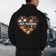 Art Teacher Heart Autumn Thanksgiving Kids Men's Hoodie Back Print, novelty gifts, funny gifts Art Teacher Heart Autumn Thanksgiving Kids Men's Hoodie Back Print, novelty gifts, funny gifts