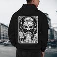 Artist Tarot Card Skeleton Painter Art Teacher Witchy Men's Hoodie Back Print, novelty gifts, funny gifts Artist Tarot Card Skeleton Painter Art Teacher Witchy Men's Hoodie Back Print, novelty gifts, funny gifts