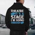 Theater Teacher Drama Teacher Theater Nerd Actor Men Women Kids Men's Hoodie Back Print, novelty gifts, funny gifts