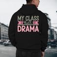 Theatre School Drama Class Musical Theater Drama Teacher Men's Hoodie Back Print, novelty gifts, funny gifts