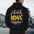 Back To School Teach Love And Inspire Teacher Sunflower Men's Hoodie Back Print, novelty gifts, funny gifts Back To School Teach Love And Inspire Teacher Sunflower Men's Hoodie Back Print, novelty gifts, funny gifts