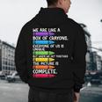 Back To School Teacher We Are Like A Box Of Crayons Men's Hoodie Back Print, novelty gifts, funny gifts Back To School Teacher We Are Like A Box Of Crayons Men's Hoodie Back Print, novelty gifts, funny gifts