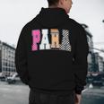 Back To School Teacher Para Preppy Checkered Para Life Men's Hoodie Back Print, novelty gifts, funny gifts Back To School Teacher Para Preppy Checkered Para Life Men's Hoodie Back Print, novelty gifts, funny gifts