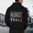 Battery Life Of A Nurse School Teacher Appreciation Men's Hoodie Back Print, novelty gifts, funny gifts