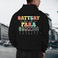 Battery Life Of A Para SPED Parapro Teacher Squad Men's Hoodie Back Print, novelty gifts, funny gifts Battery Life Of A Para SPED Parapro Teacher Squad Men's Hoodie Back Print, novelty gifts, funny gifts