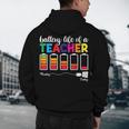 Battery Life Of a Teacher Shirt Thanksgiving Teacher Men's Hoodie Back Print, novelty gifts, funny gifts Battery Life Of a Teacher Shirt Thanksgiving Teacher Men's Hoodie Back Print, novelty gifts, funny gifts