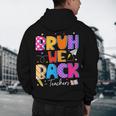 Bruh We Back Teachers First Day Back To School Teachers Men's Hoodie Back Print, novelty gifts, funny gifts