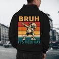 Bruh It's Field Day Teacher Happy Field Day Dabbing Boy Men's Hoodie Back Print, novelty gifts, funny gifts