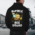 Bumble Bee Squad Honey Bumblebee Teacher Team Group Men's Hoodie Back Print, novelty gifts, funny gifts