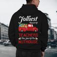 Bunch Of Teachers This Side Of The Nuthouse Xmas Men's Hoodie Back Print, novelty gifts, funny gifts