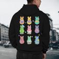 Bunny Reading Books Easter Day Librarian Teacher Book Men's Hoodie Back Print, novelty gifts, funny gifts Bunny Reading Books Easter Day Librarian Teacher Book Men's Hoodie Back Print, novelty gifts, funny gifts