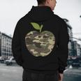 Camo Apple Camouflage Clothing School Student Camo Teacher Men Women Kids Men's Hoodie Back Print, novelty gifts, funny gifts